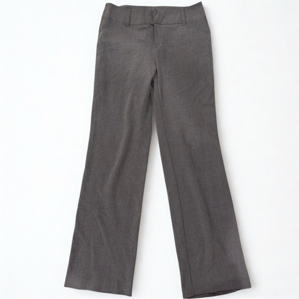 AB Studio Charcoal Dress Pants | Women's Size 4 | Classic Straight Leg Trousers